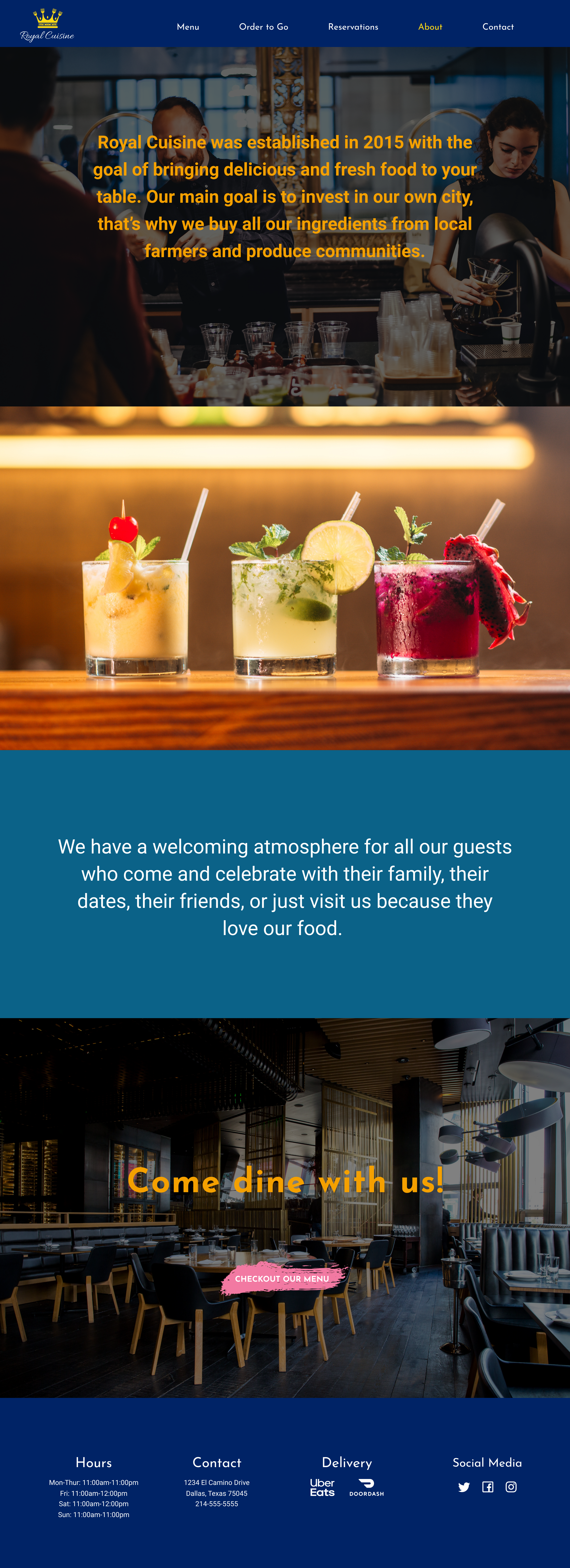 Version two of the about page