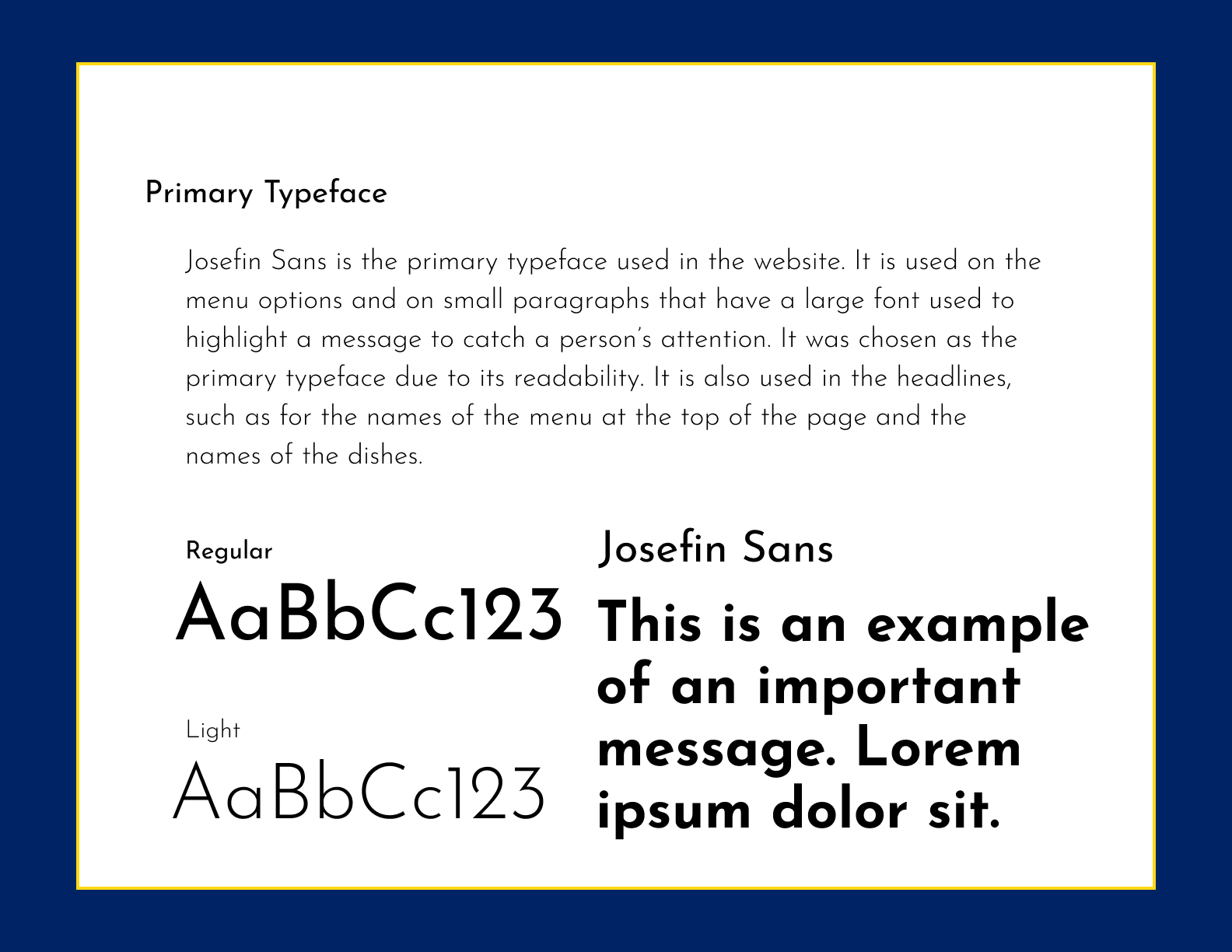 Prymary typeface image